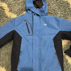 Ski Blue and Black Kids Jacket